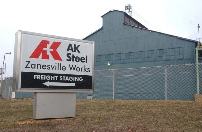 The AK Steel facility in Zanesville.
