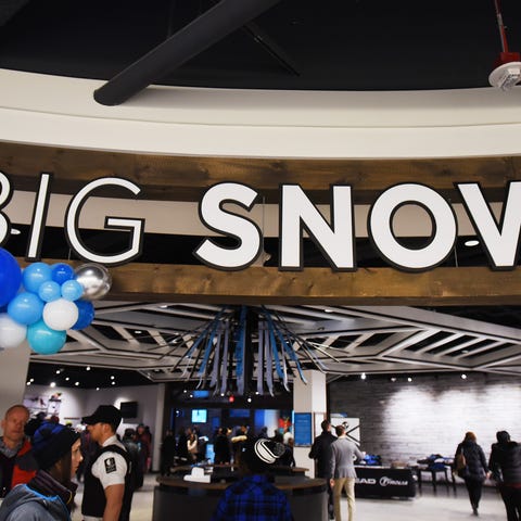  during the grand opening of Big SNOW American Dre