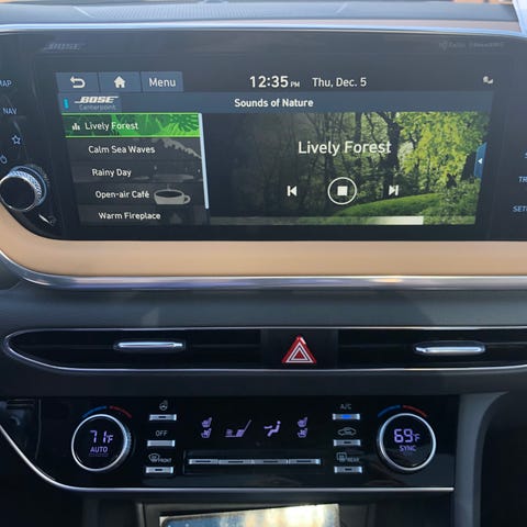 The 2020 Hyundai Sonata's navigation system genera
