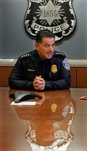 Milwaukee Police Chief Alfonso Morales talks about his tenure and why he wants to serve a full term during an interview Dec. 4.