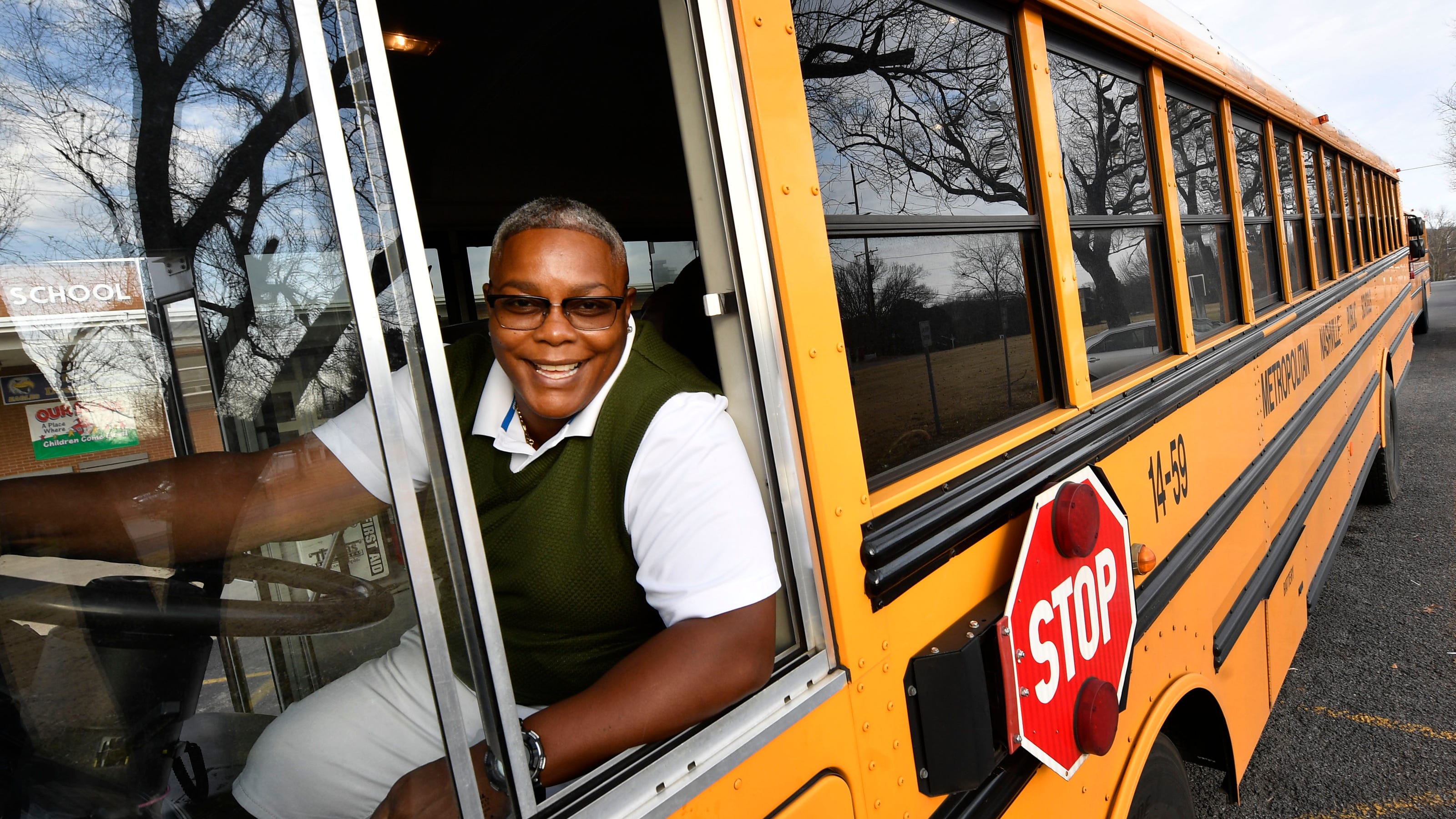 Nashville school bus drivers give to their students. How to help them.