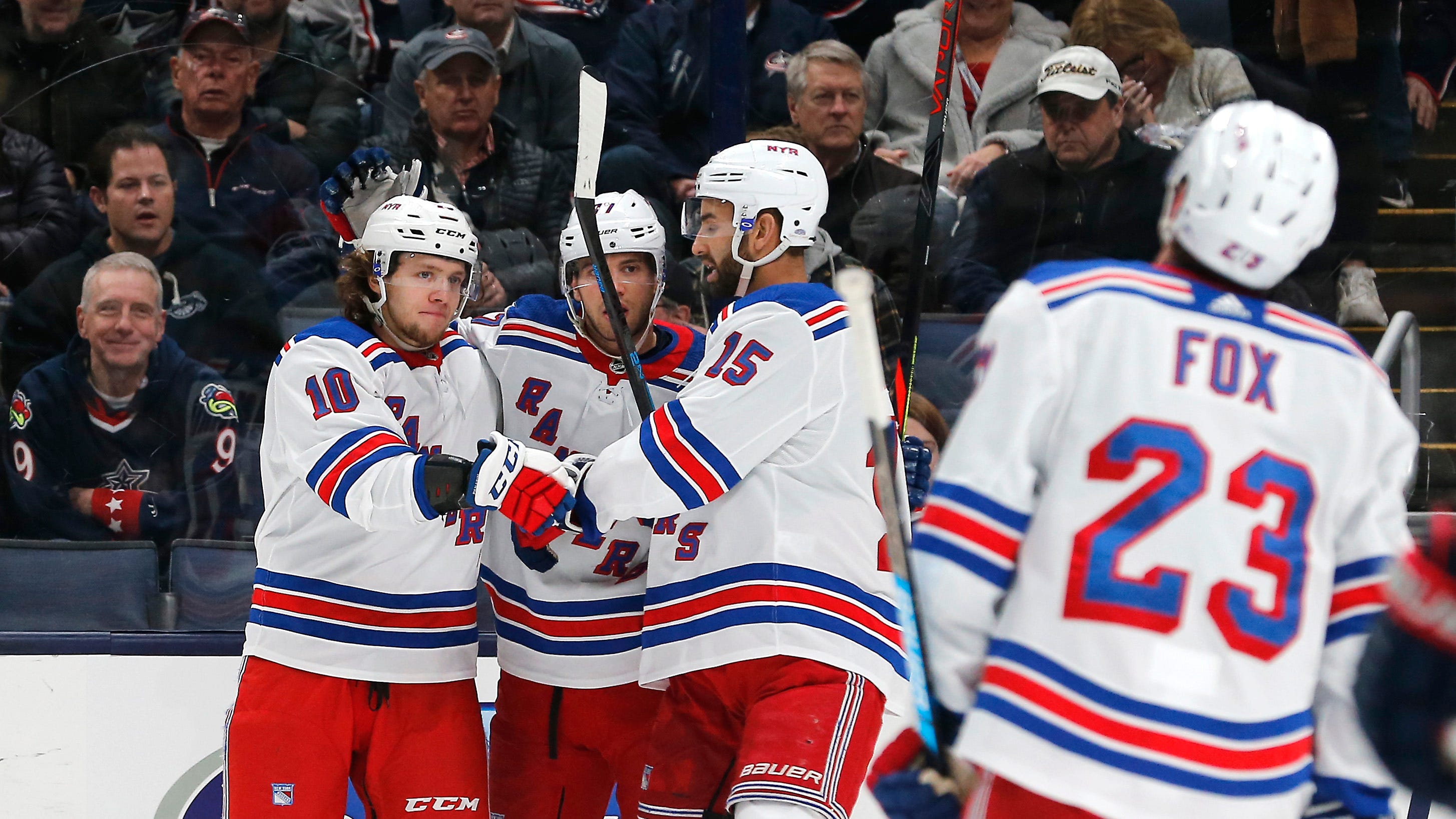 Artemi Panarin scores in his first trip to Columbus with NY Rangers