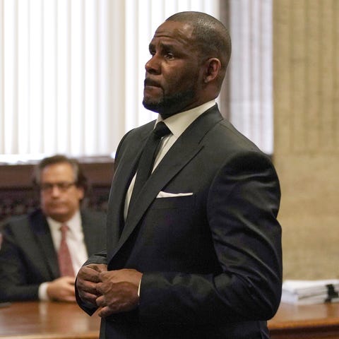 R. Kelly appears for a hearing in court in Chicago