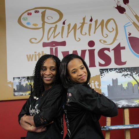 Donna Lewis (right) and Michelle Lewis (left) are 
