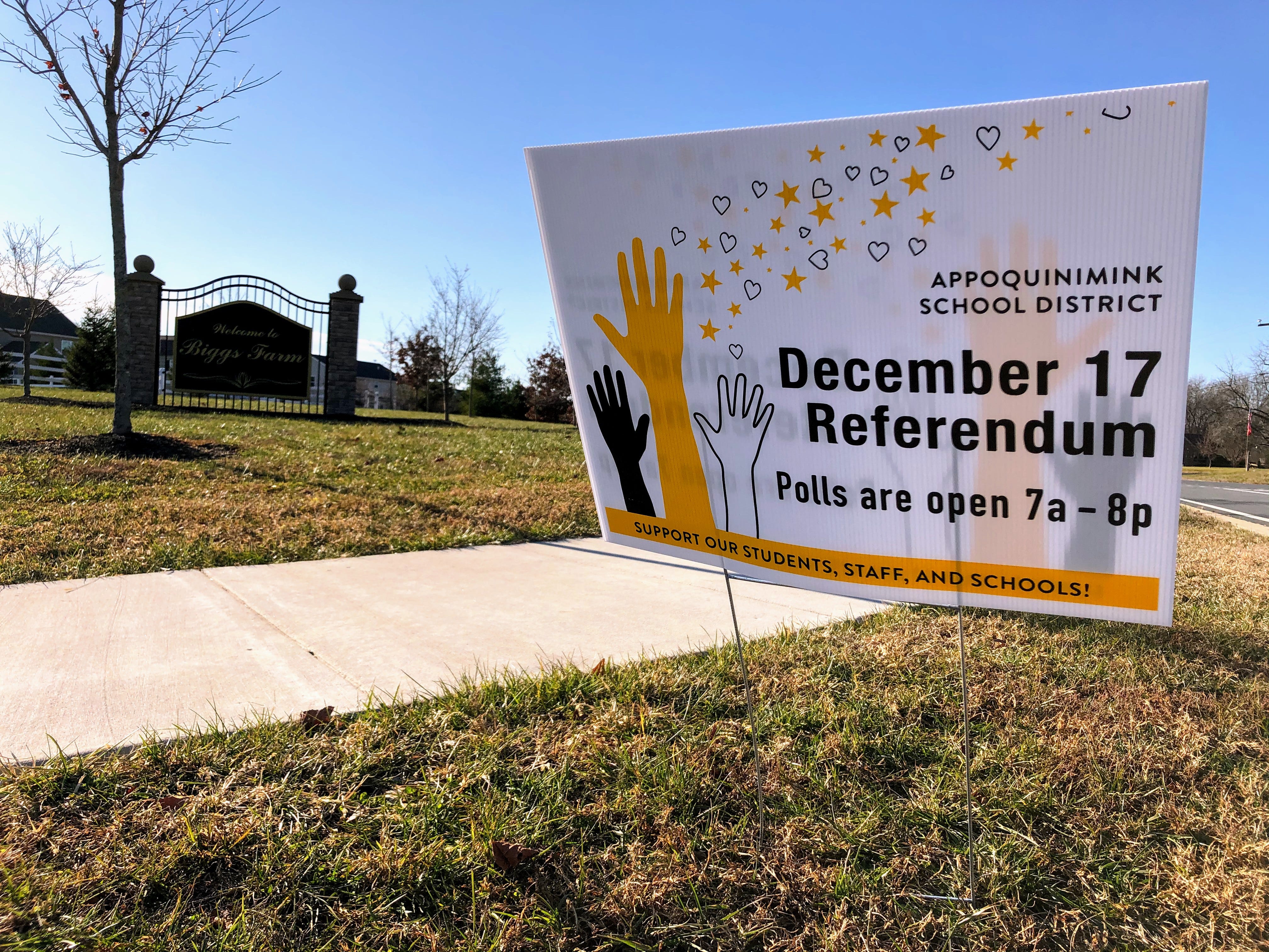 Appoquinimink referendum passes, funding school repairs and construction
