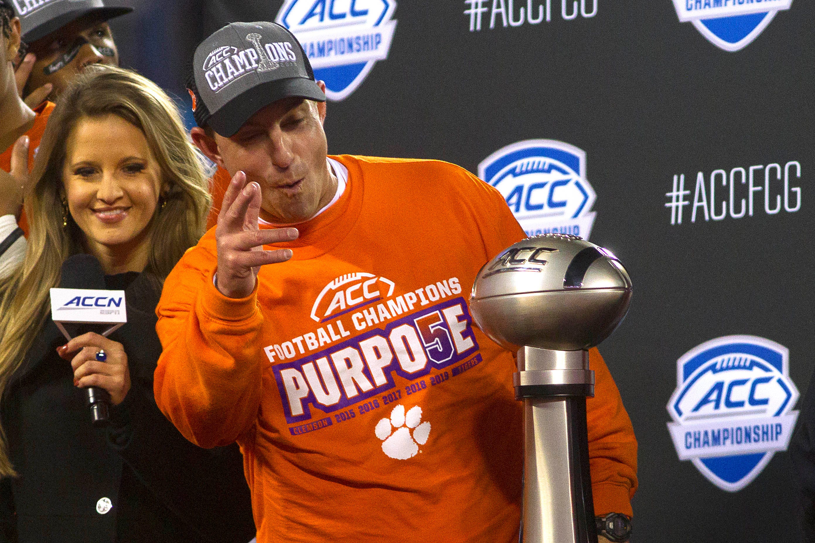 clemson acc championship hat