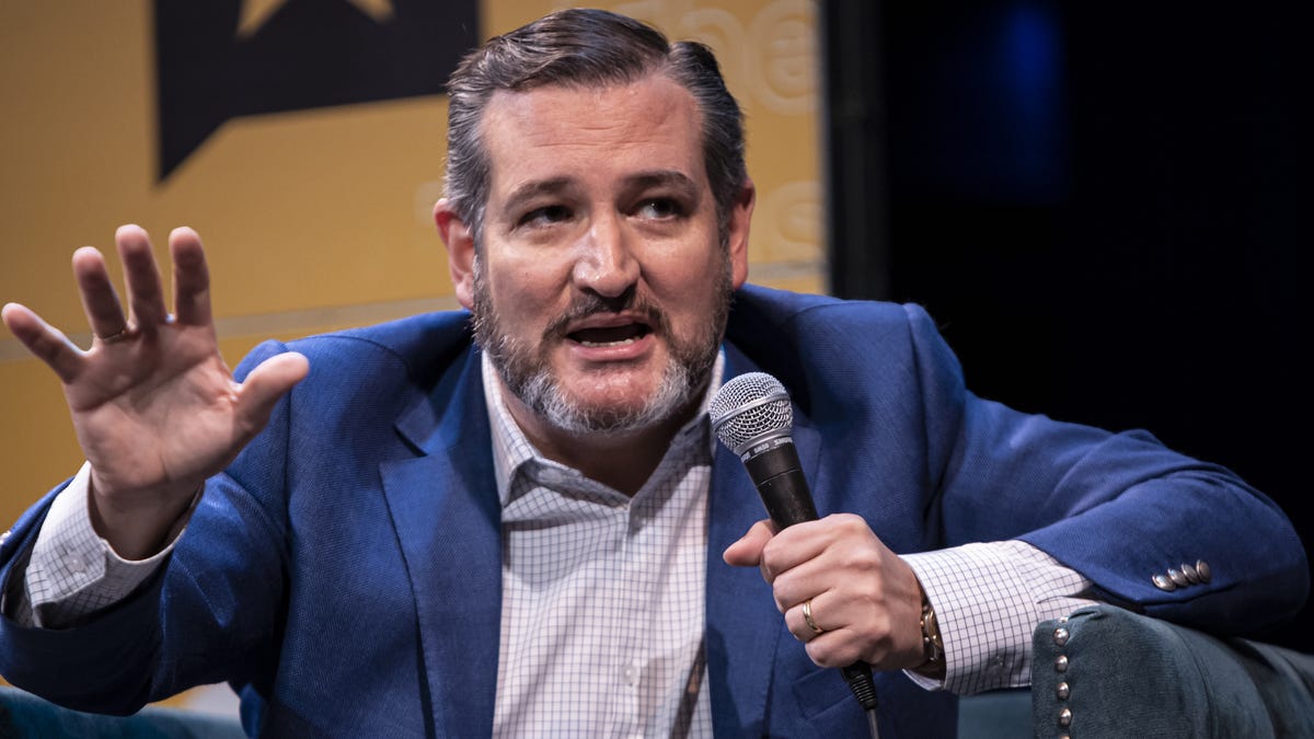 Sen. Ted Cruz, R-Texas, answers a question from MSNBC's Chris Hays during a panel at The Texas Tribune Festival on Sept. 28, 2019 in Austin, Texas.