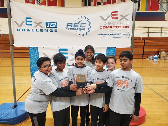 Thomas Edison EnergySmart Charter School, Star Hunters team, won first place in the VEX IQ tournament.