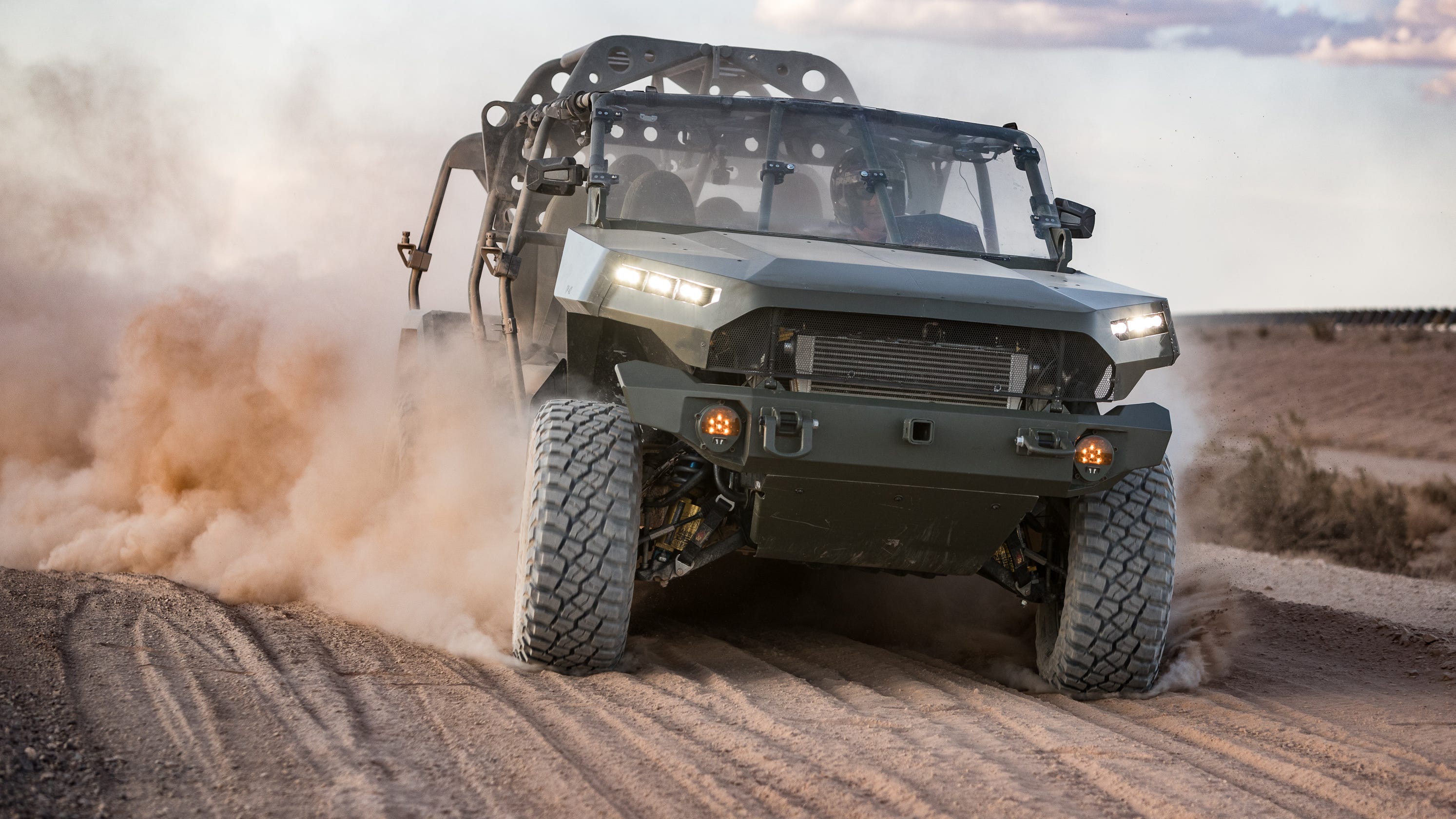 GM hopes to put vehicle technology in future military vehicles and make a fortune