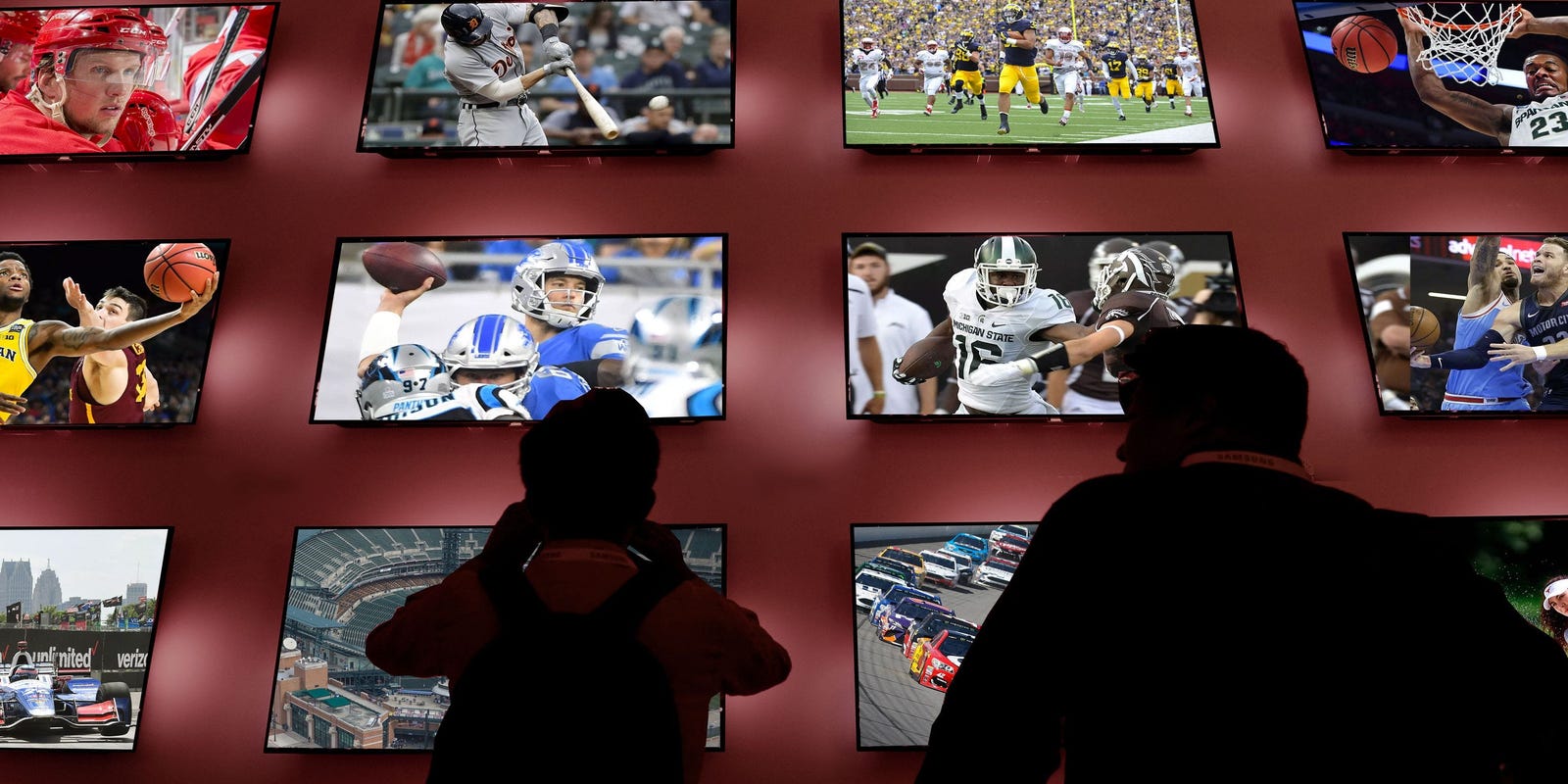 Today's sports on TV and radio