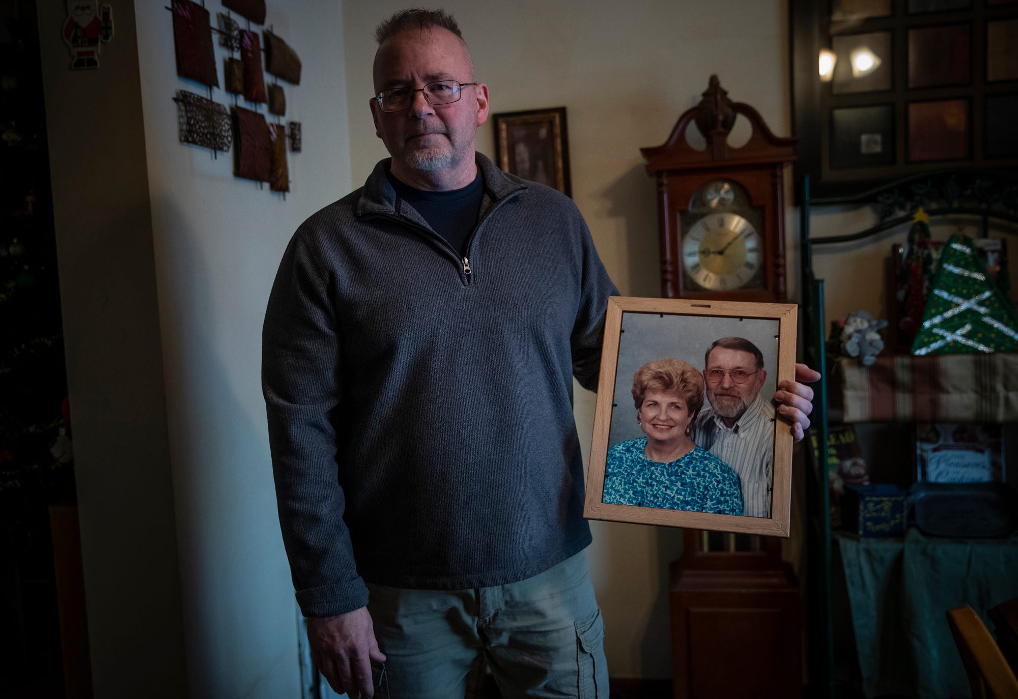 Jay Upton, a Goshen resident and Elkhart corrections officer, insists his mother, Karen Zimmerman, didn't have to die after staying at the Avalon Village nursing home in Ligonier, Ind.