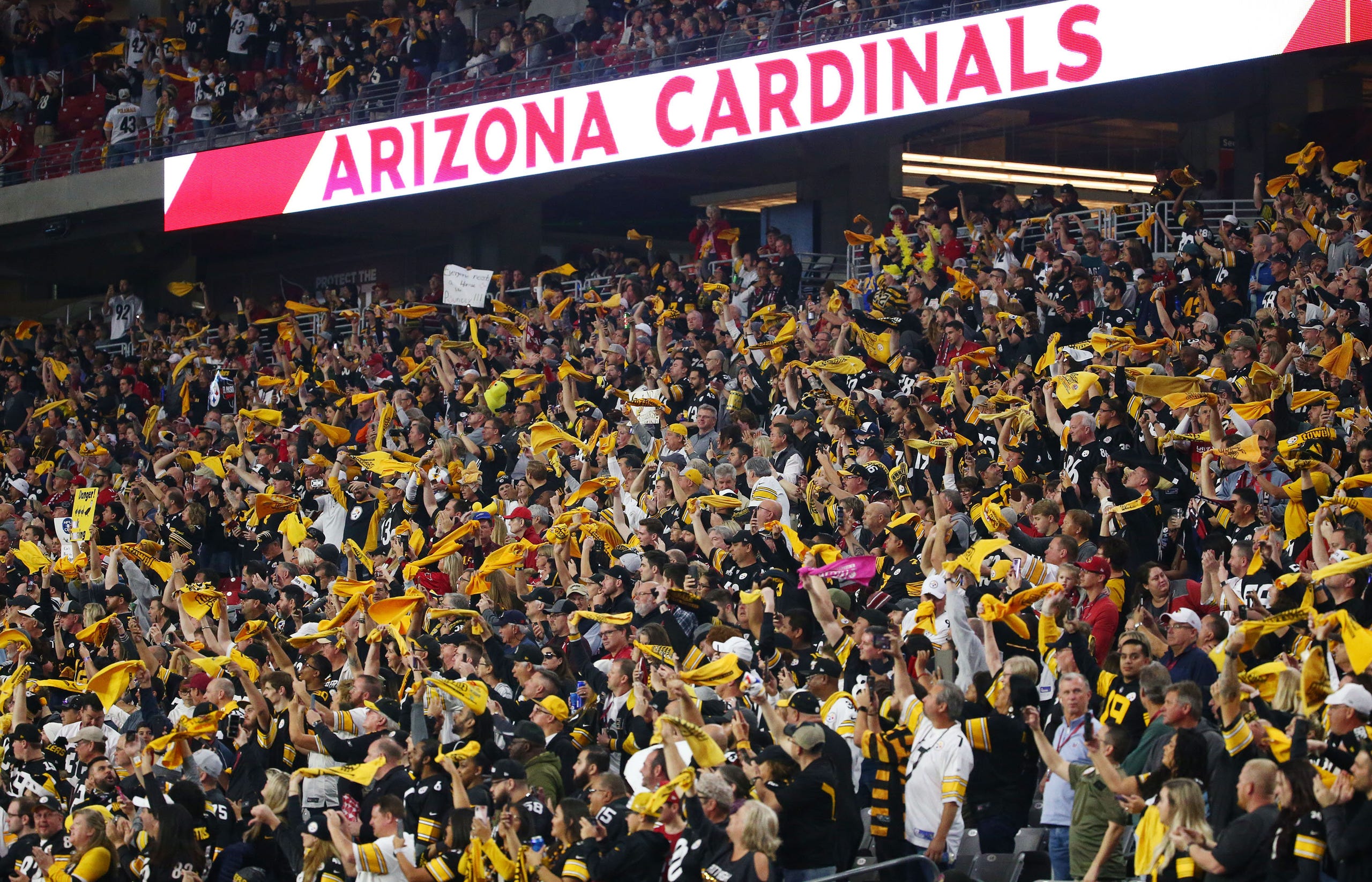 Image result for steelers fans at arizona game