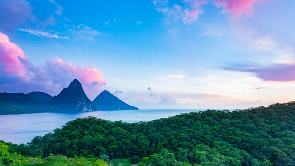 Best honeymoon destination No. 1: St. Lucia