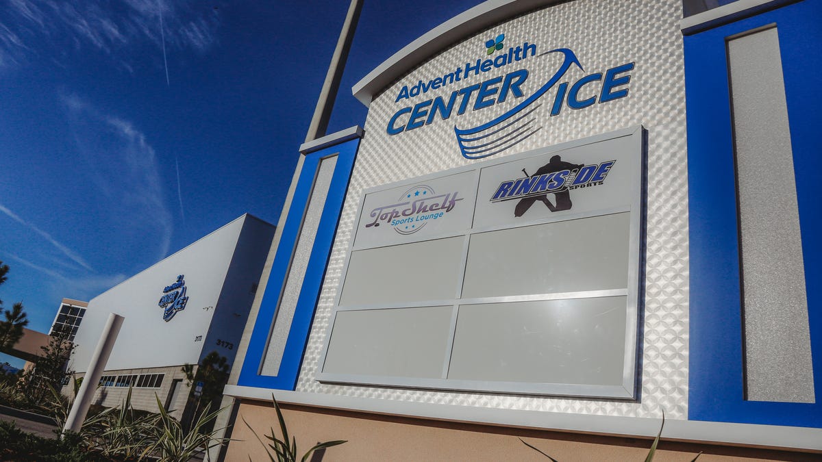 The AdventHealth Center Ice in Wesley Chapel, Florida, where John Zimmerman, Silvia Fontana and Vinny Dispenza coach figure skating.