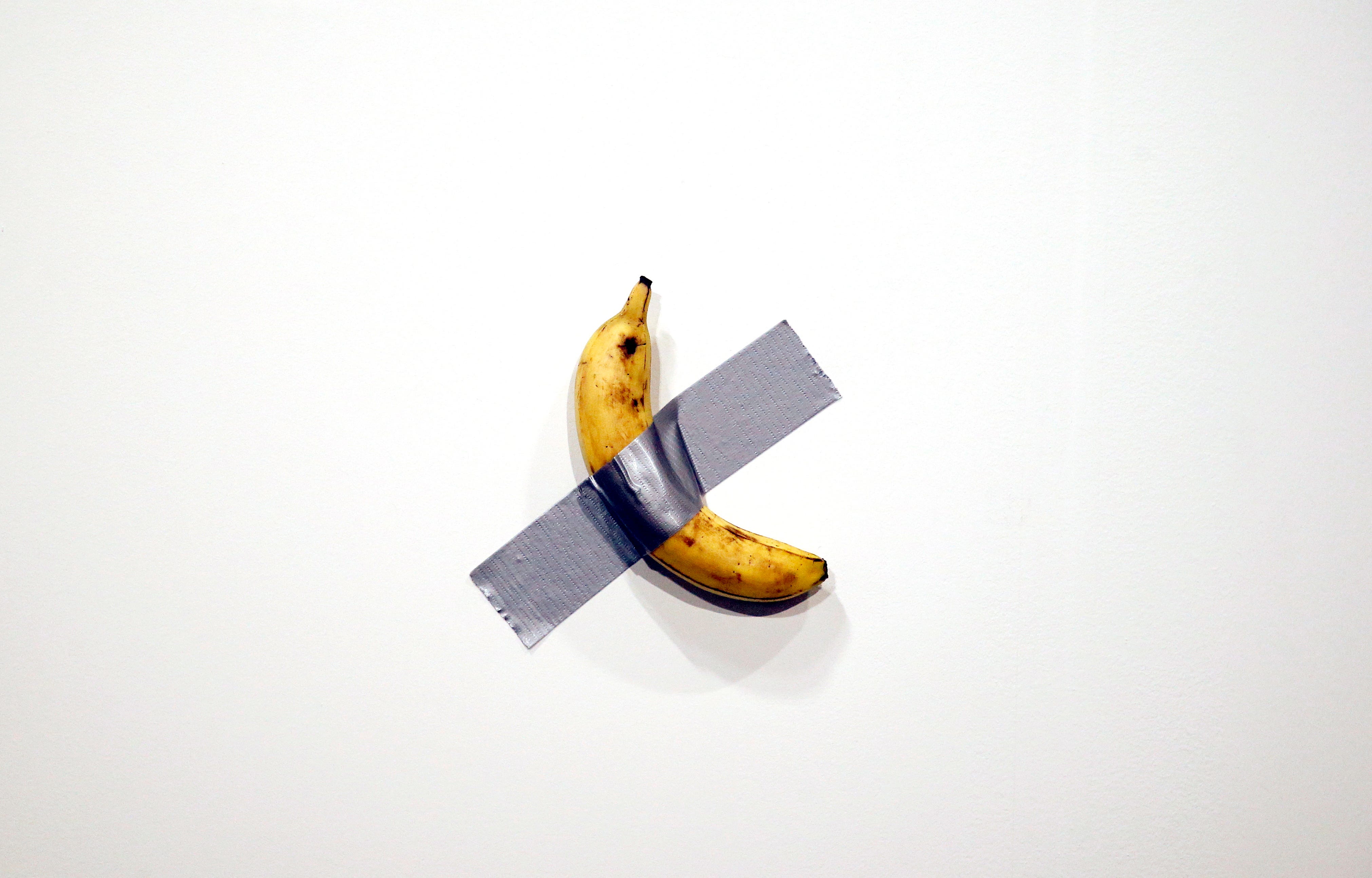 Banana art priced at 120,000 at Art Basel exhibit was eaten
