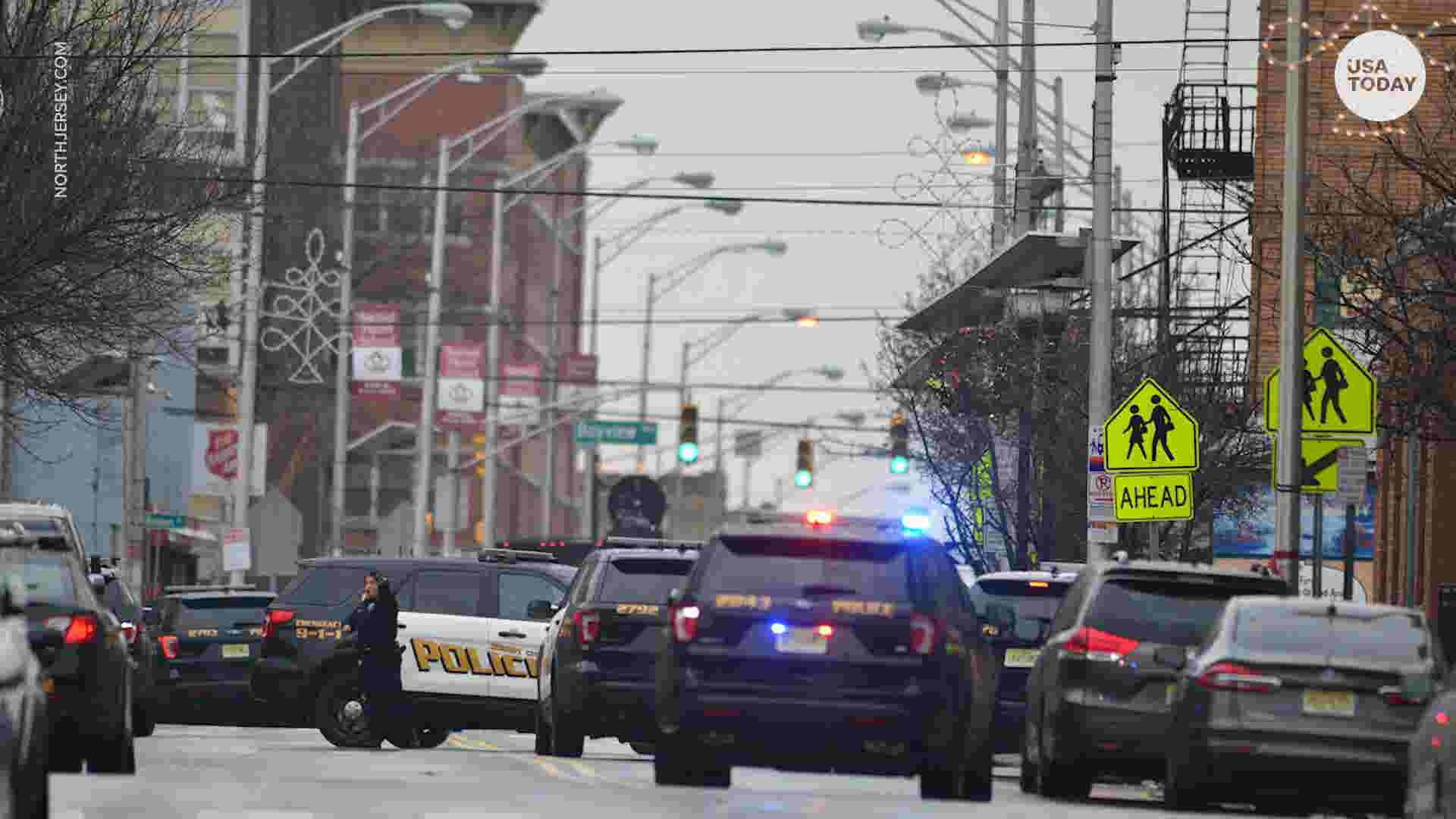 Jersey City Police officers shot responding to an active shooter