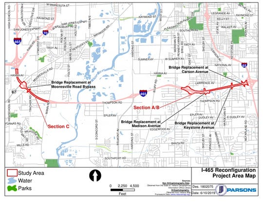 I-465: Construction to the south side will begin in 2021