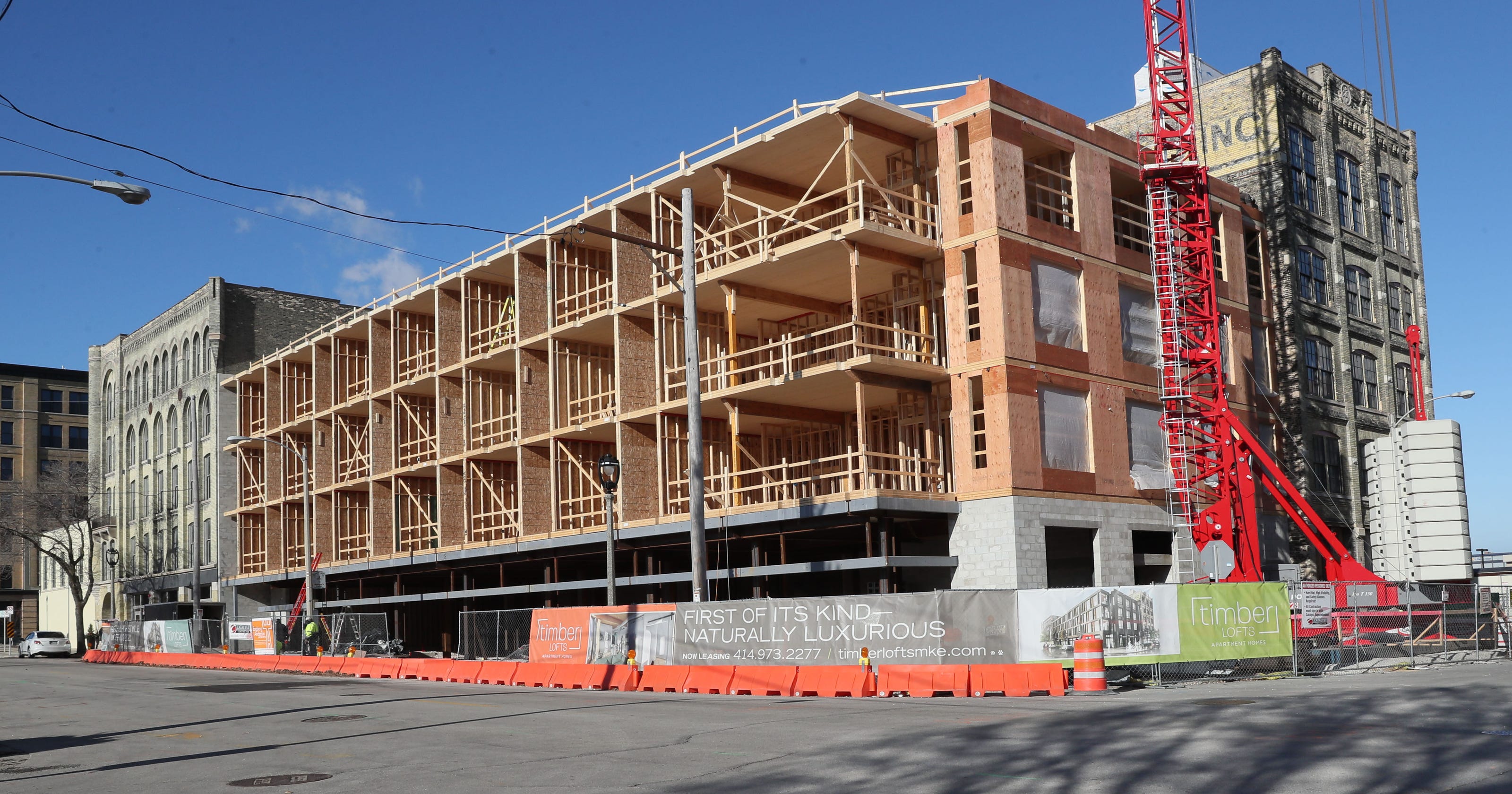 Wood as strong as steel First mass timber frame building in Milwaukee