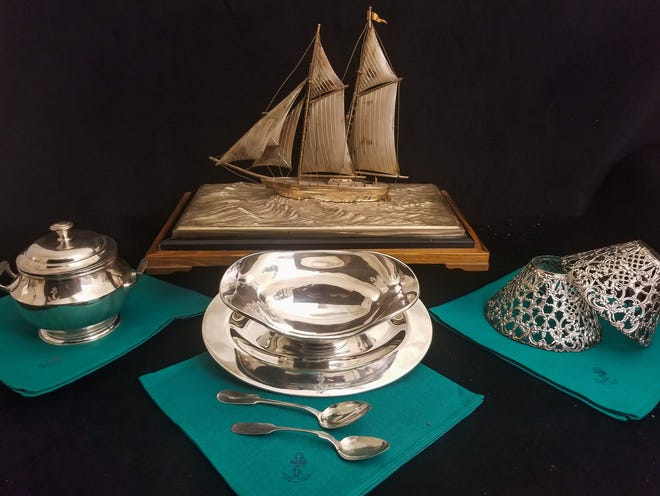 The difference between polished and unpolished silver can be stark.