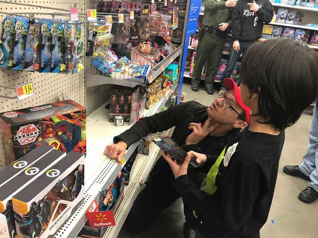Jeremy Renner Shops With Children At Shop With The Sheriff In Reno
