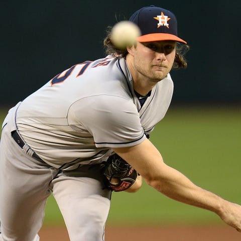 Starting pitcher Gerrit Cole had a 2.50 ERA and 32