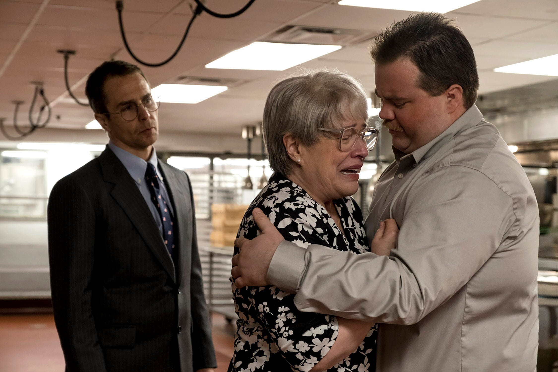 Sam Rockwell stars as lawyer Watson Bryant, Kathy Bates as mother Bobi Jewell and Paul Walter Hauser as 'Richard Jewell.'