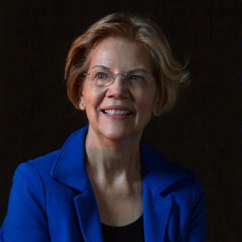 Sen. Elizabeth Warren poses for a portrait on Nov.