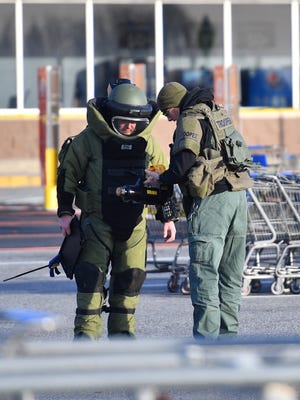 The Springettsbury Township Walmart was evacuated the afternoon of Thursday, Dec. 12, 2019, after someone inside reported finding a suspicious package.
(Dawn J. Sagert photo)