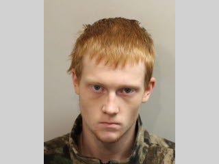 Chase Blommel faces charges of shooting into an occupied dwelling, dealing in stolen property, burglary of a vehicle and possession of cocaine. he was arrested in connection with a shooting on Gardenview Way Sunday.