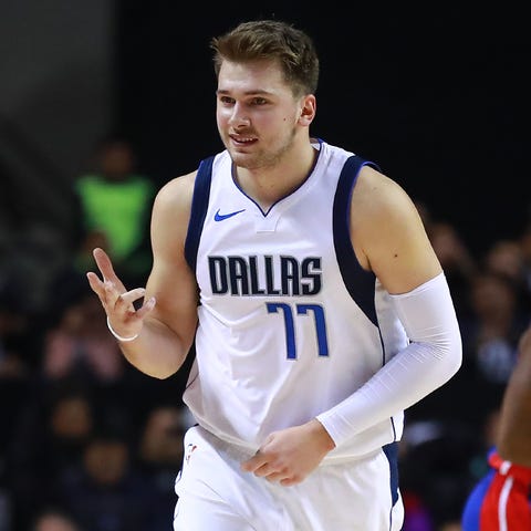 Luka Doncic posted his eighth triple-double of the