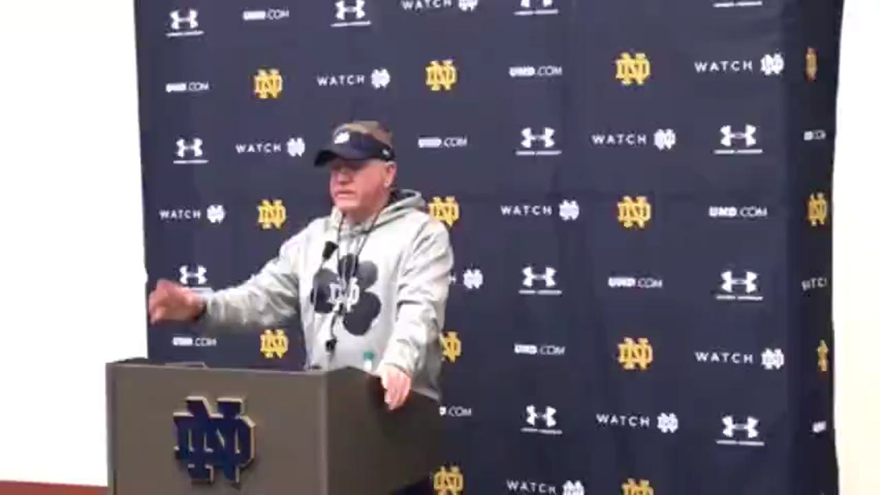 Notre Dame football coach Brian Kelly moves on from Chip Long