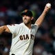 Sep 24, 2019: San Francisco Giants starting pitcher Madison Bumgarner (40) throws against the Colorado Rockies in the third inning at Oracle Park.