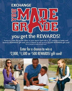 Calling all young scholars! High marks pay off with the Exchange’s You Made the Grade program.