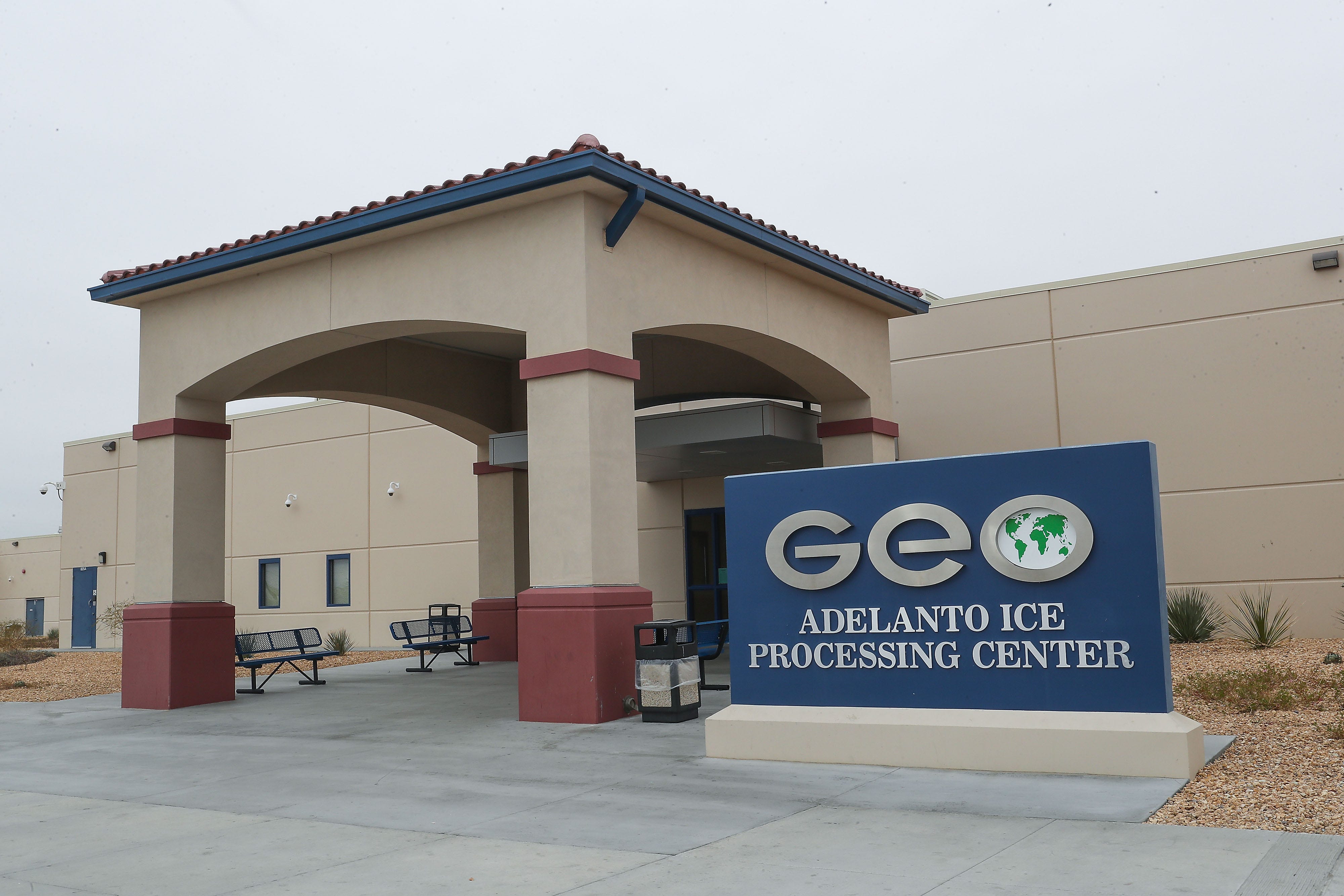 The GEO Group, a private company, operates the U.S. Immigration and Customs Enforcement's (ICE) Adelanto processing Center in Adelanto, California.