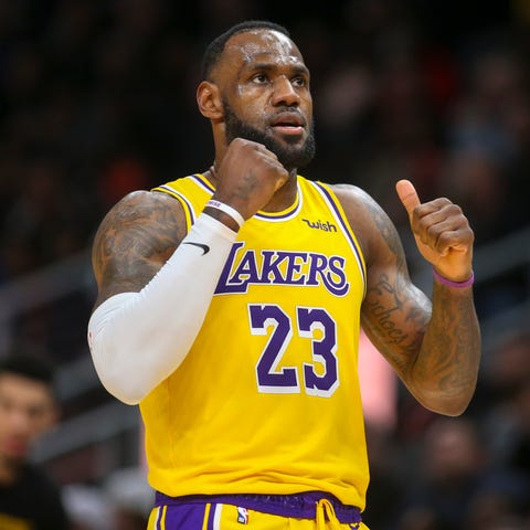 LeBron James, now a star on the Lakers, has change