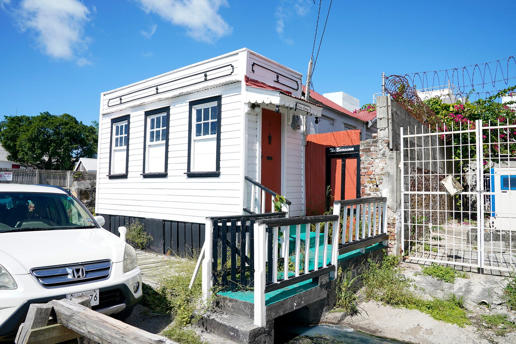 This barracoon in St. John's held enslaved Africans before they were marched a few blocks away to be sold to plantation owners. It's one of several structures related to slavery still standing in the city.