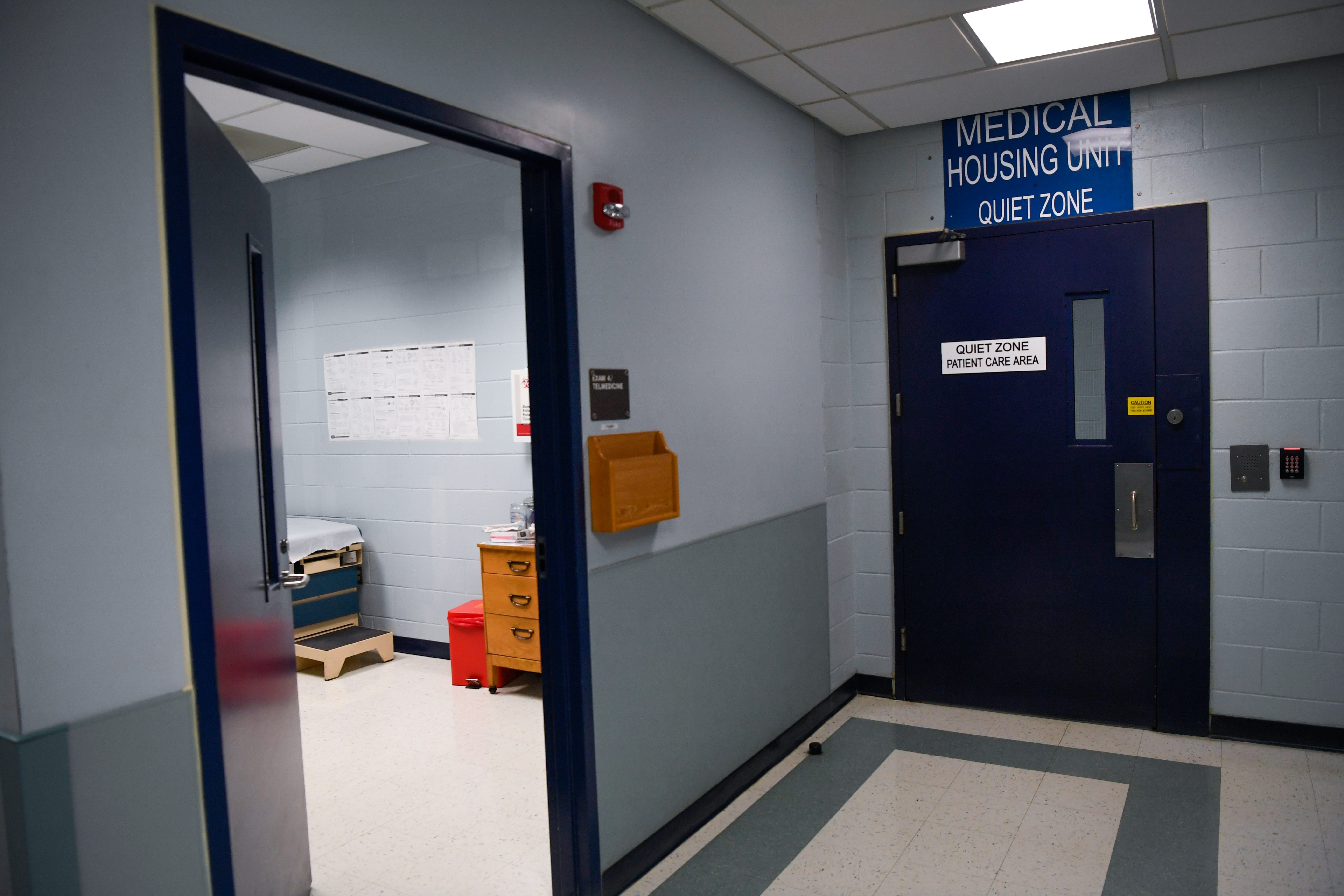 Medical facilities at the Krome Service Processing Center in Miami, Florida.