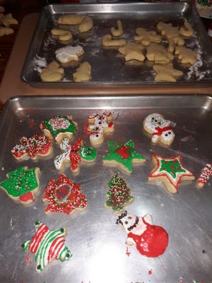 Lovina enjoyed decorating Christmas cutout cookies with her grandchildren. Find the recipe in this week’s column.