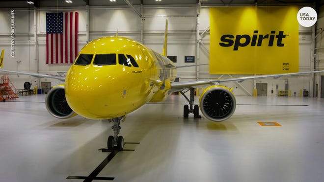 Spirit Airlines Budget Carrier Unveils New Seats Trays Cabin