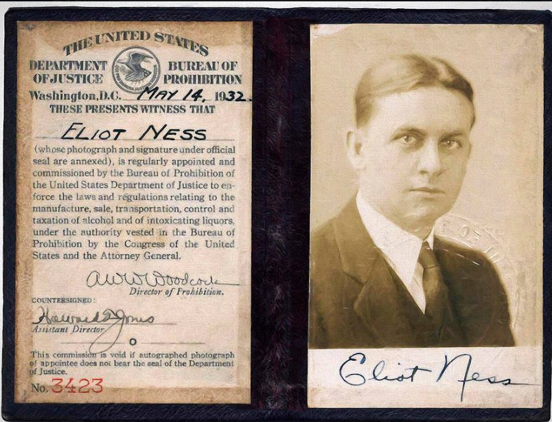 U.S. Treasury Agent Eliot Ness is credited with bringing down Chicago gangster Al Capone.