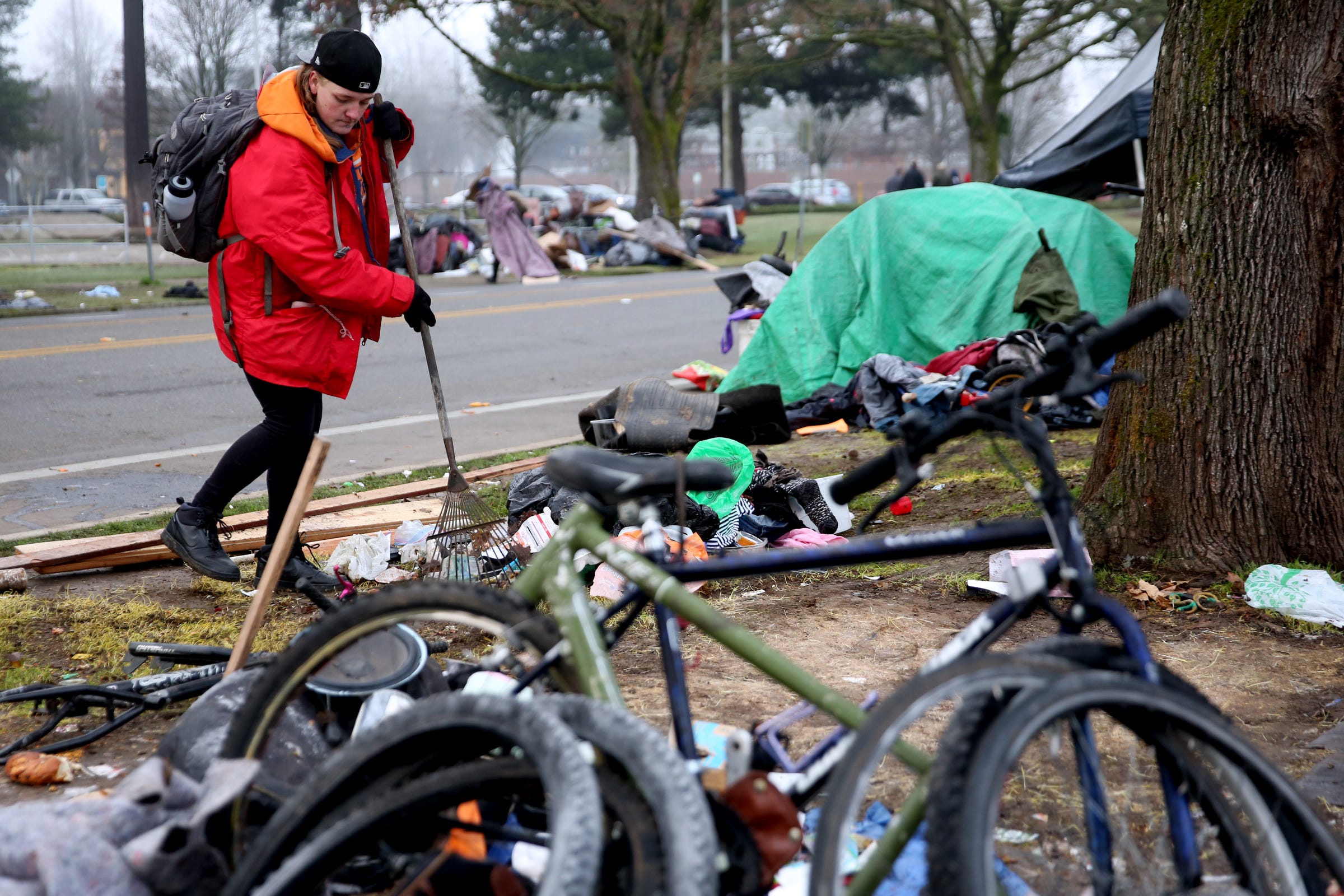 Downtown Salem homeless camp cleared out by police, advocates