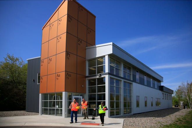 This May 30, 2013, file photo shows the Twin Metals office in Ely, Minn. Twin Metals Minnesota has formally submitted a plan to regulators for an underground copper-nickel mine in northeastern Minnesota. (Brian Mark Peterson/Star Tribune via AP)