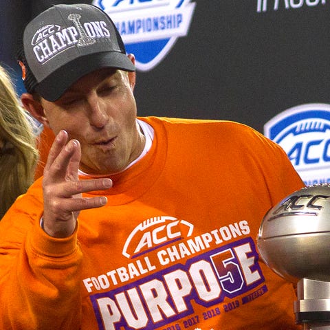 Clemson  and coach Dabo Swinney  are poised to hav