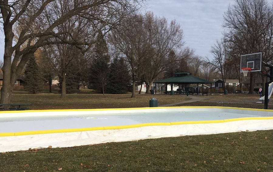 Des Moines ice skating Altoona adds new outdoor rink at Haines Park
