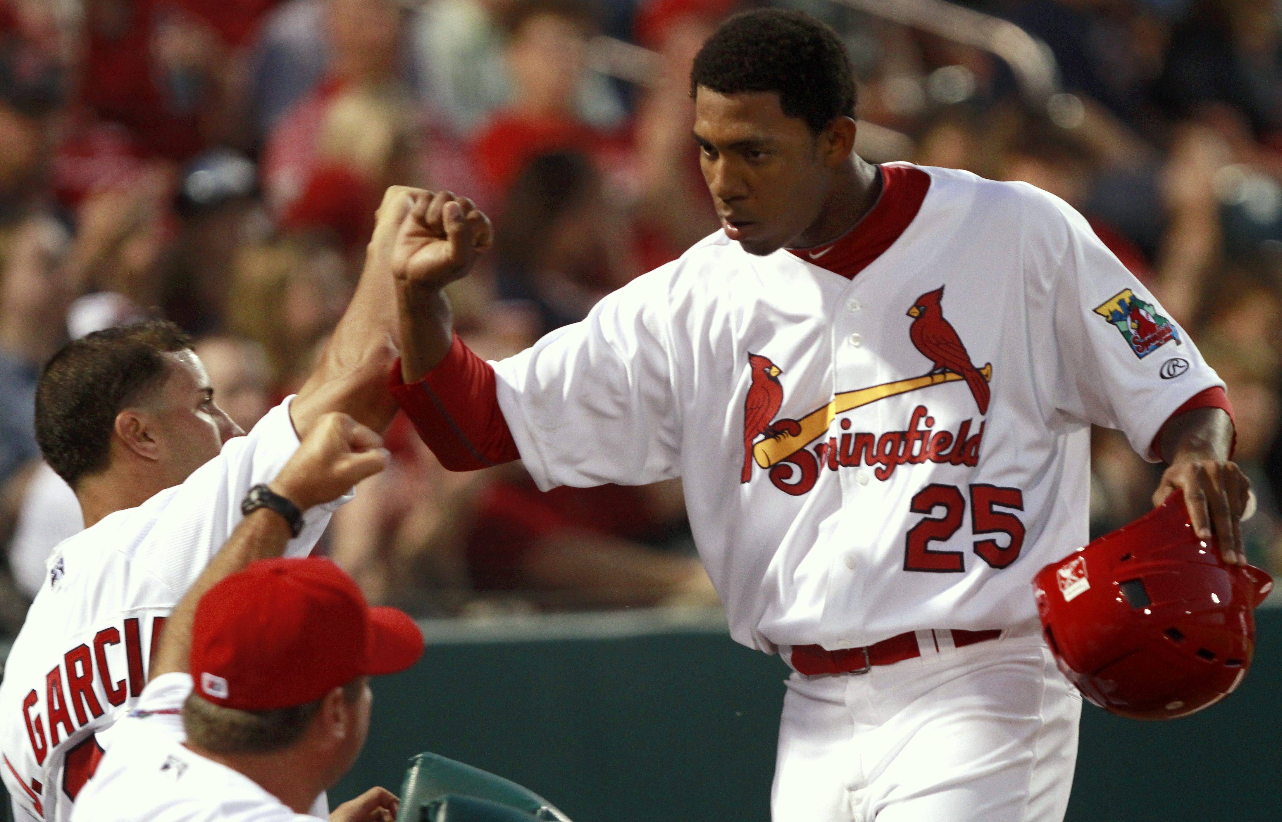 The late Oscar Taveras was regarded as one of the top prospects in all of baseball. Taveras and his girlfriend were killed in a car accident in 2014.