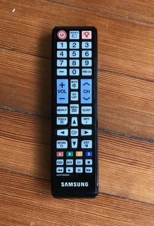 This is a TV remote control