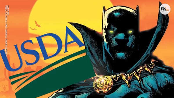 'Wakanda forever' no longer an option on USDA