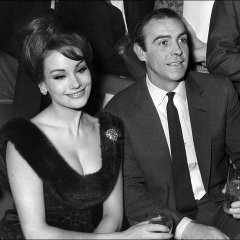French actress Claudine Auger and Scottish actor S