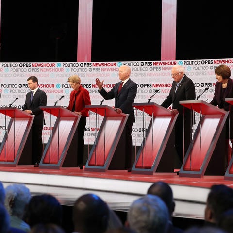 LOS ANGELES, CALIFORNIA - DECEMBER 19: Democratic 