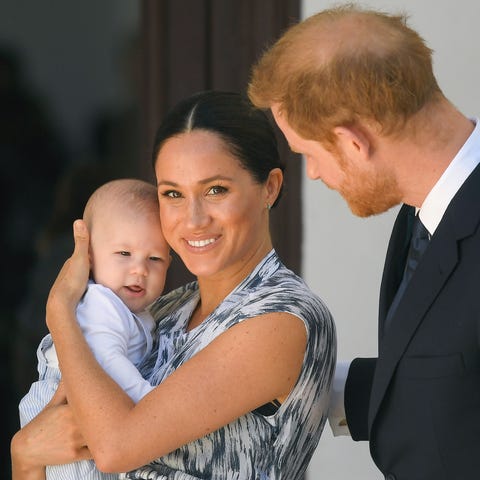 Prince Harry, Duchess Meghan and baby Archie in So